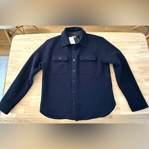 RRL (Double RL) Men’s NWT Navy wool workshirt sweater size Medium